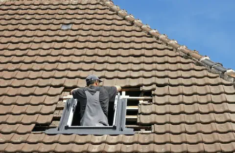 Pose de velux à Garidech